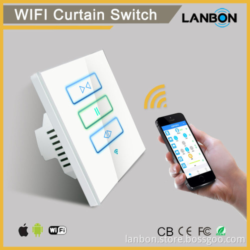 Lanbon L6-HS Series Indian standard Pakistan standardelectric curtain motor wireless rf and wifi beyond zigbee